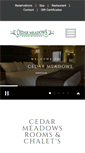 Mobile Screenshot of cedarmeadows.com
